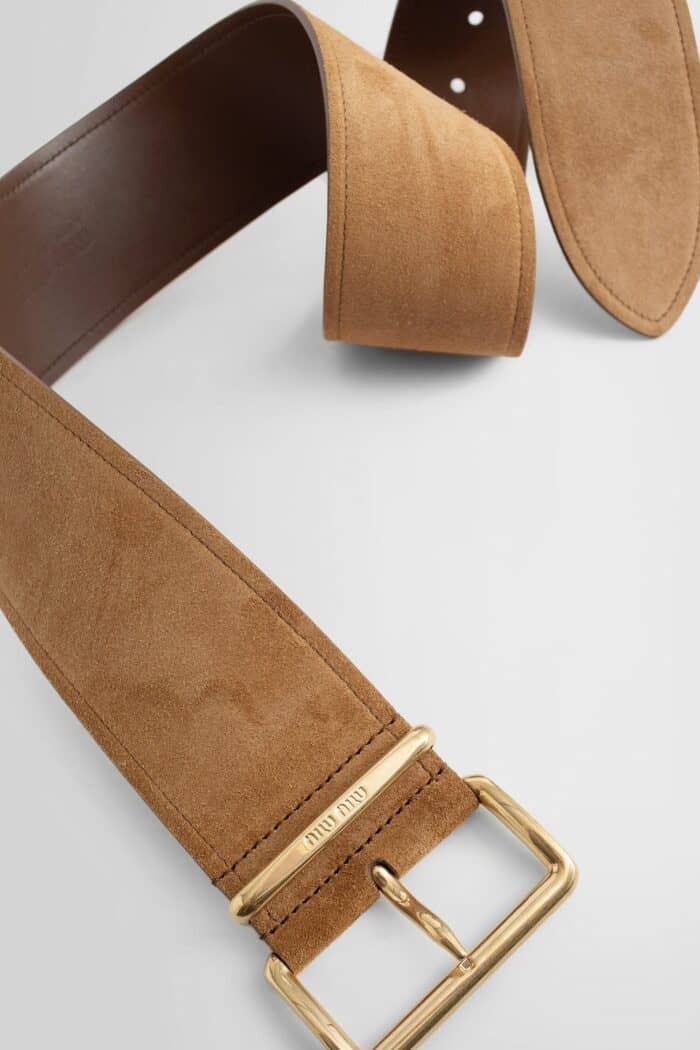 MIU MIU Suede Belt