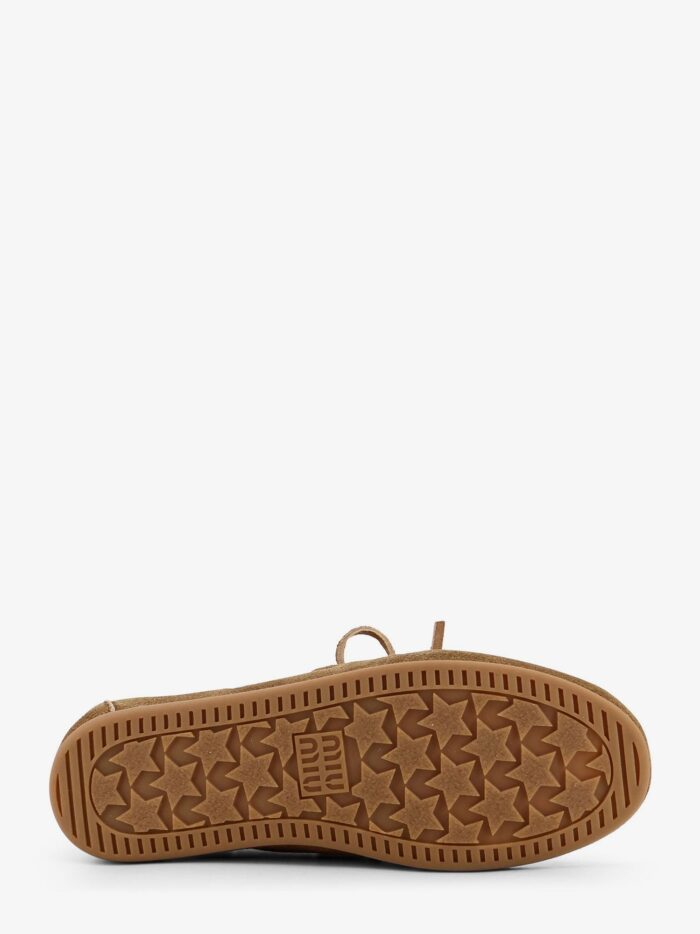 Miu Miu Suede Loafers With Embroidered Logo