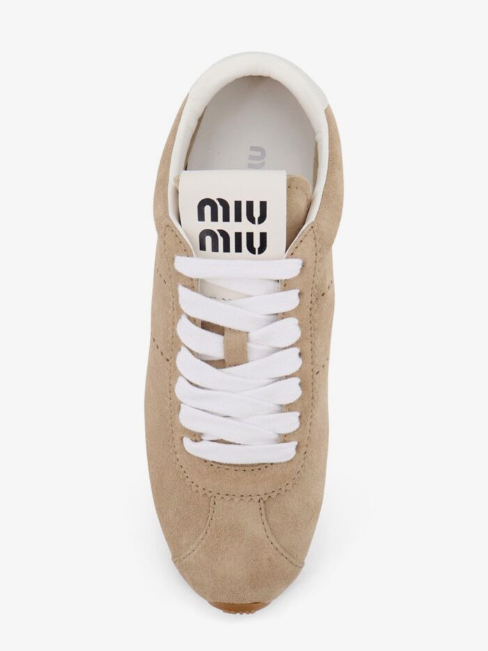 Miu Miu Suede Plume Sneakers
