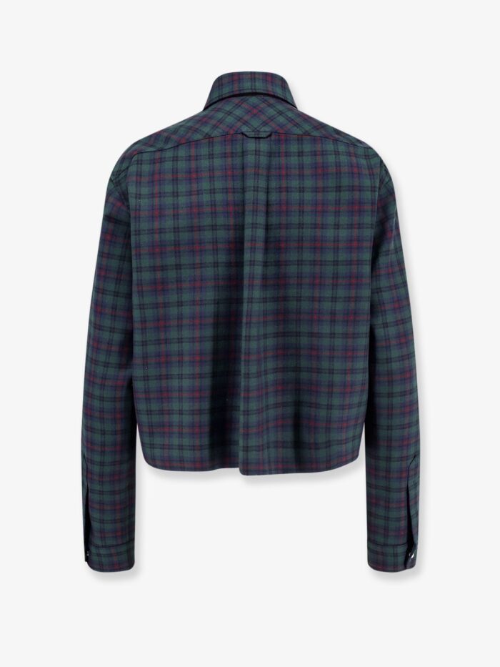 Miu Miu Tartan Virgin Wool Shirt