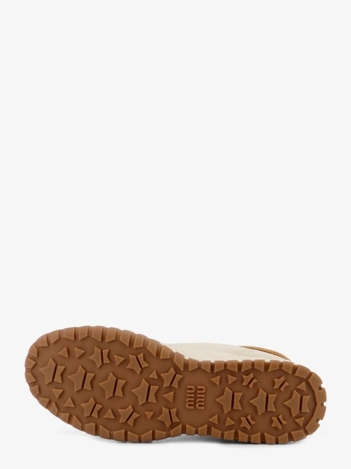 Miu Miu Tyre Technical Fabric And Suede Sneakers