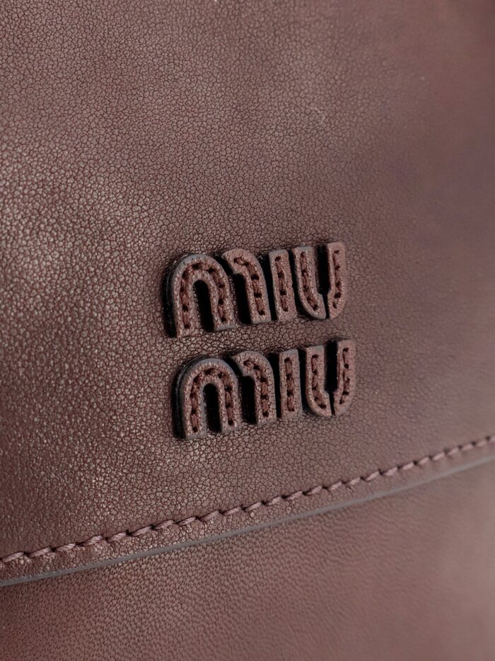 Miu Miu Utilitaire Leather Crossbody Bag