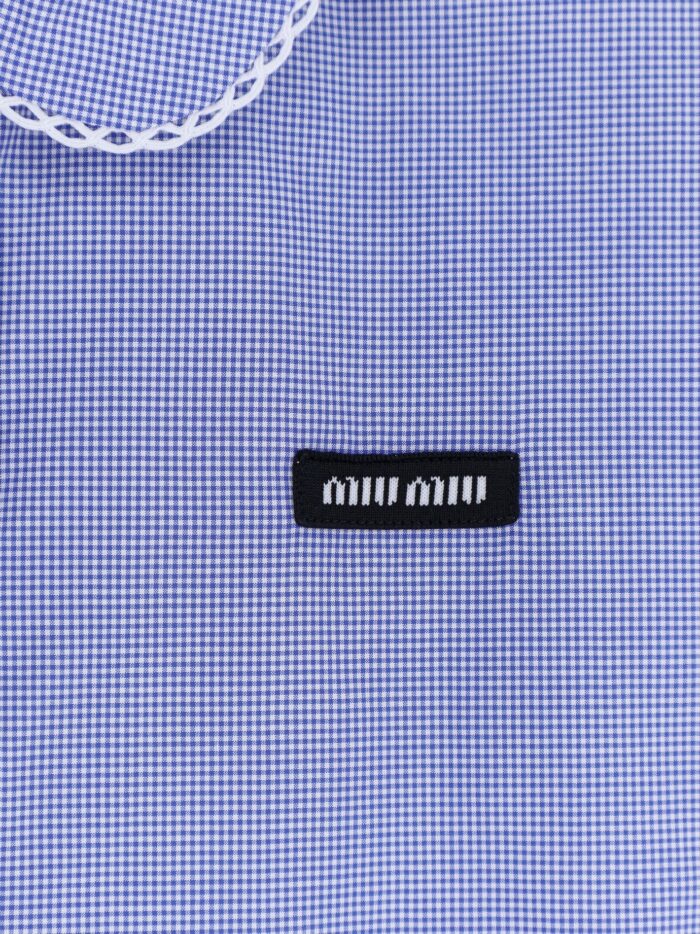 Miu Miu Vichy Cotton Shirt