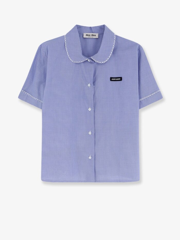 Miu Miu Vichy Cotton Shirt