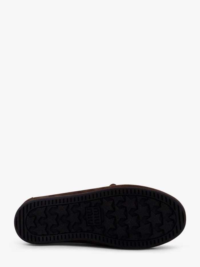 Miu Miu Vintage Effect Leather Loafers