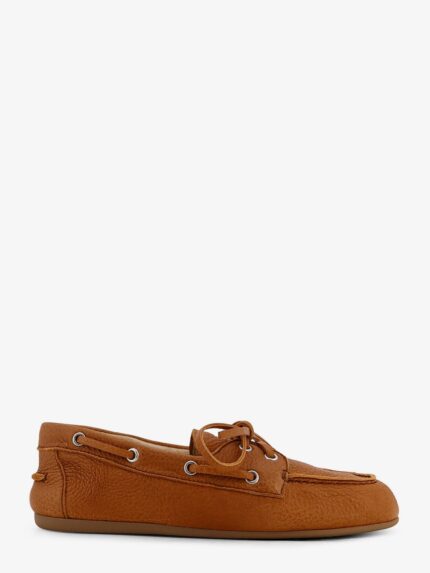 Miu Miu Vintage Effect Leather Loafers