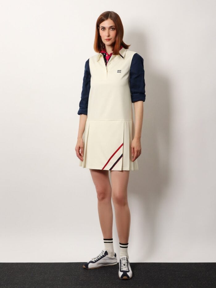 Miu Miu Virgin Wool And Mohair Short Dress
