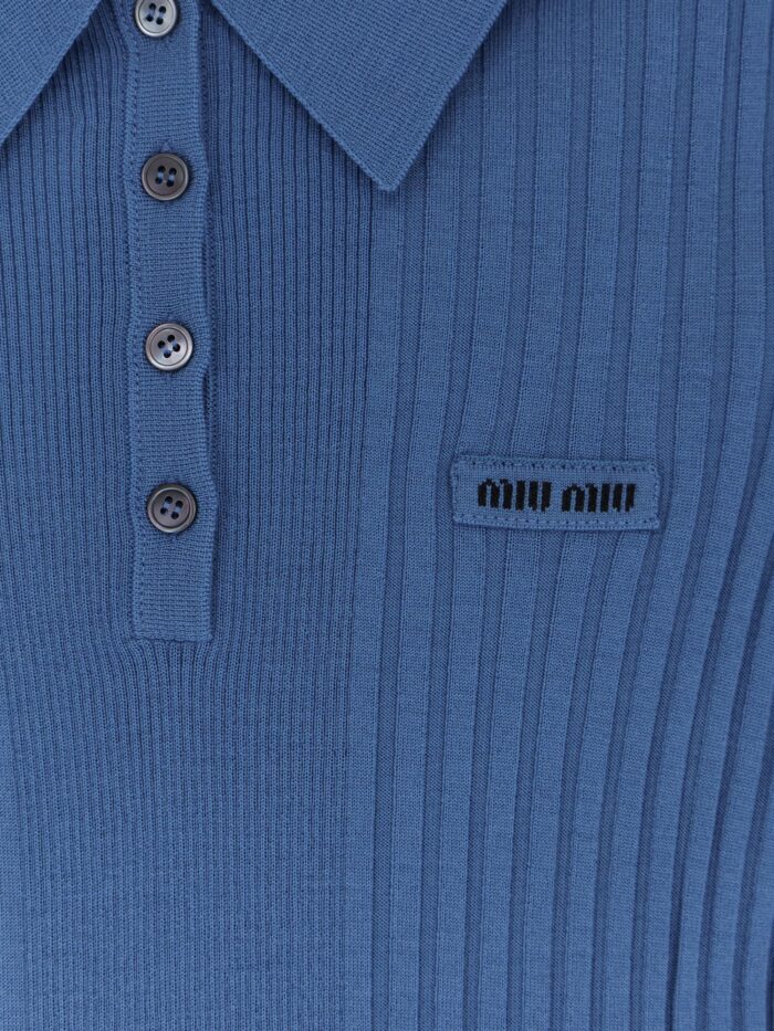 Miu Miu Virgin Wool Polo Shirt