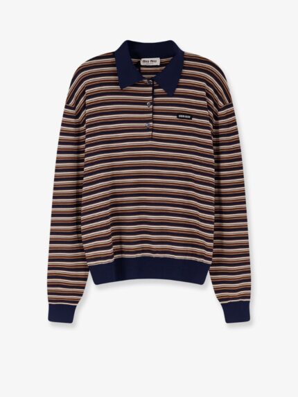 Miu Miu Virgin Wool Polo Shirt