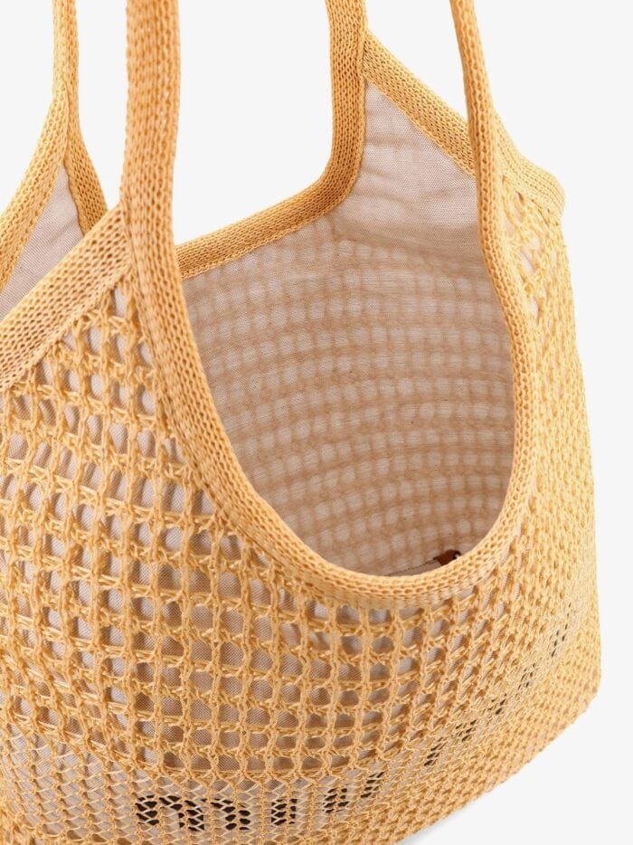 Miu Miu Viscose Ivy Shoulder Bag With Rafia Effect
