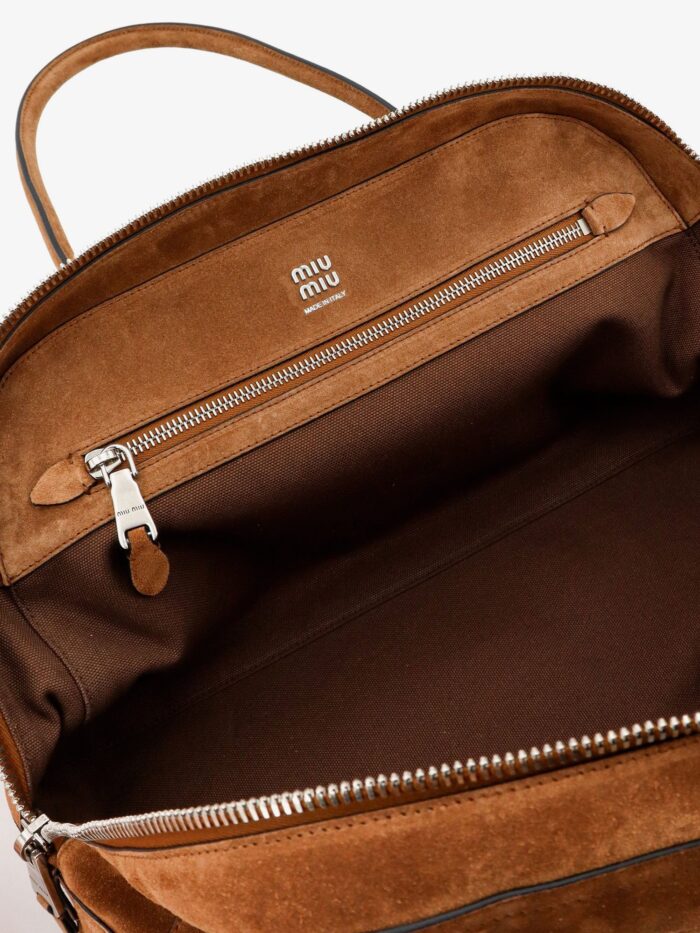 Miu Miu Vivant Suede Shoulder Bag