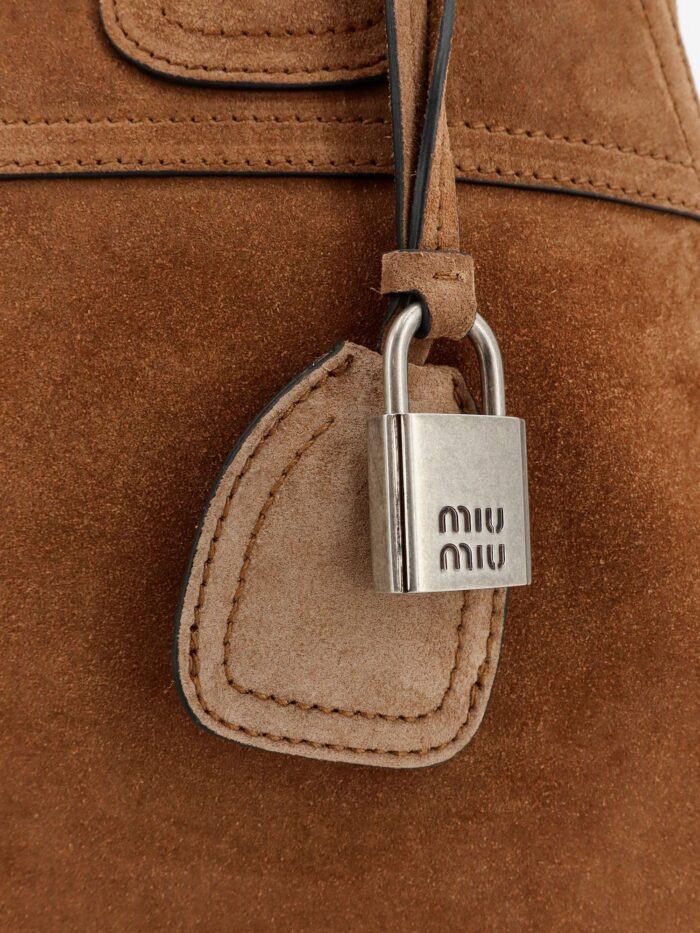 Miu Miu Vivant Suede Shoulder Bag