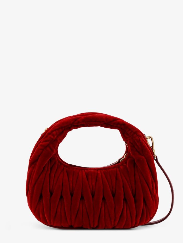 Miu Miu Wander Matelassé Velvet Mini Crossbody Bag