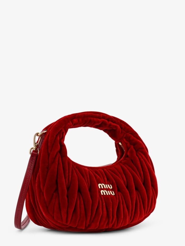 Miu Miu Wander Matelassé Velvet Mini Crossbody Bag
