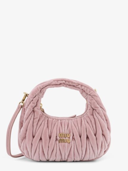 Miu Miu Wander Matelassé Velvet Mini Crossbody Bag
