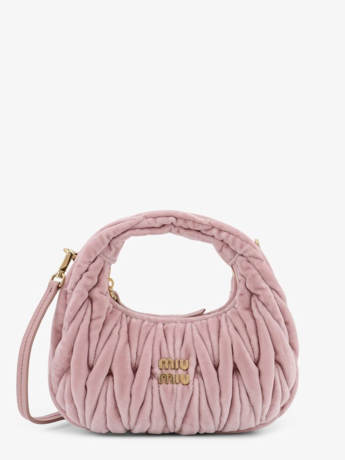 Miu Miu Wander Matelassé Velvet Mini Crossbody Bag