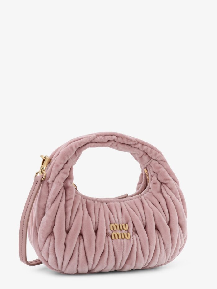 Miu Miu Wander Matelassé Velvet Mini Crossbody Bag