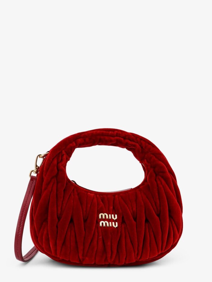 Miu Miu Wander Matelassé Velvet Mini Crossbody Bag