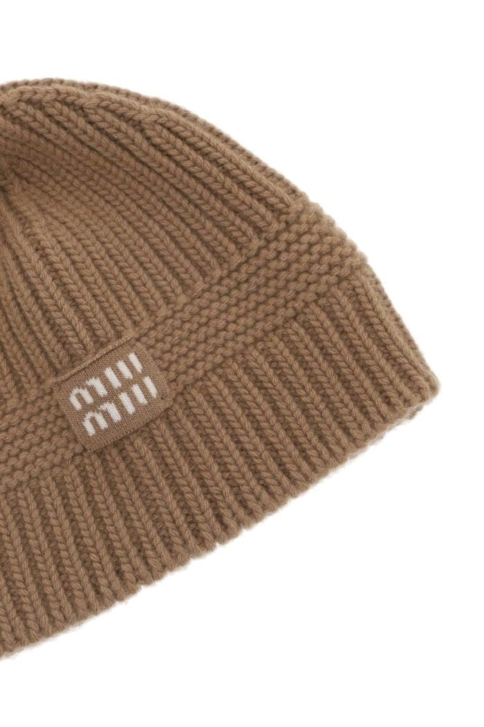 Miu Miu Wool & Cashmere Blend Beanie