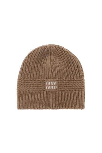 Miu Miu Wool & Cashmere Blend Beanie