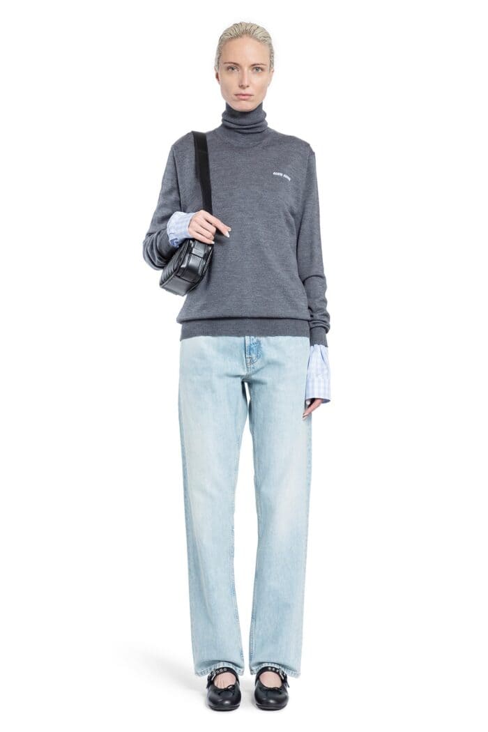 MIU MIU Wool Turtleneck Sweater