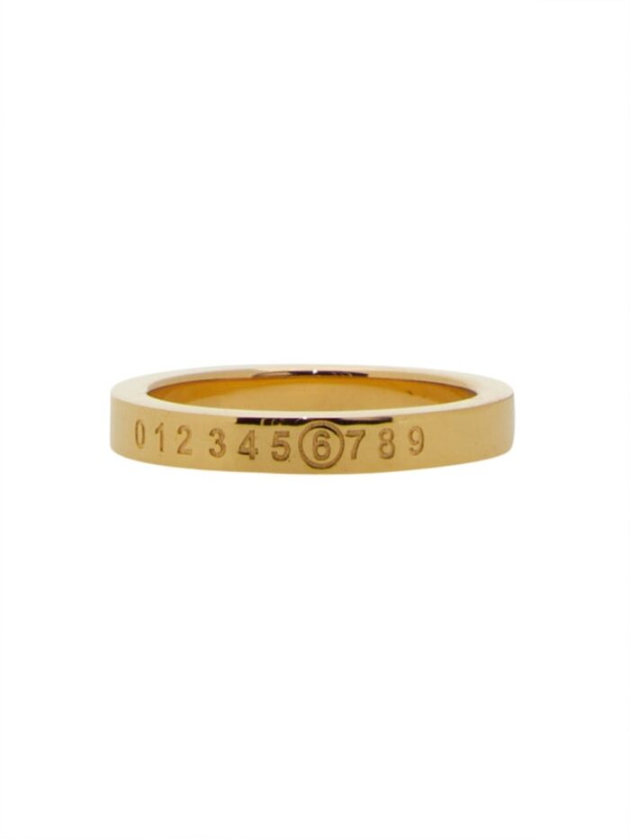 MM6 MAISON MARGIELA ANELLO CON LOGO