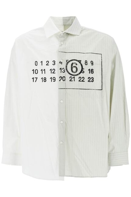 MM6 MAISON MARGIELA Asymmetric Numeric Shirt With