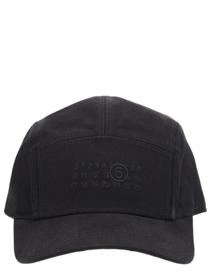 mm6 maison margiela baseball cap with logo MM6 MAISON MARGIELA BASEBALL CAP WITH LOGO