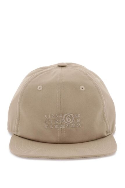 Mm6 Maison Margiela Baseball Cap With Numeric Embroidery