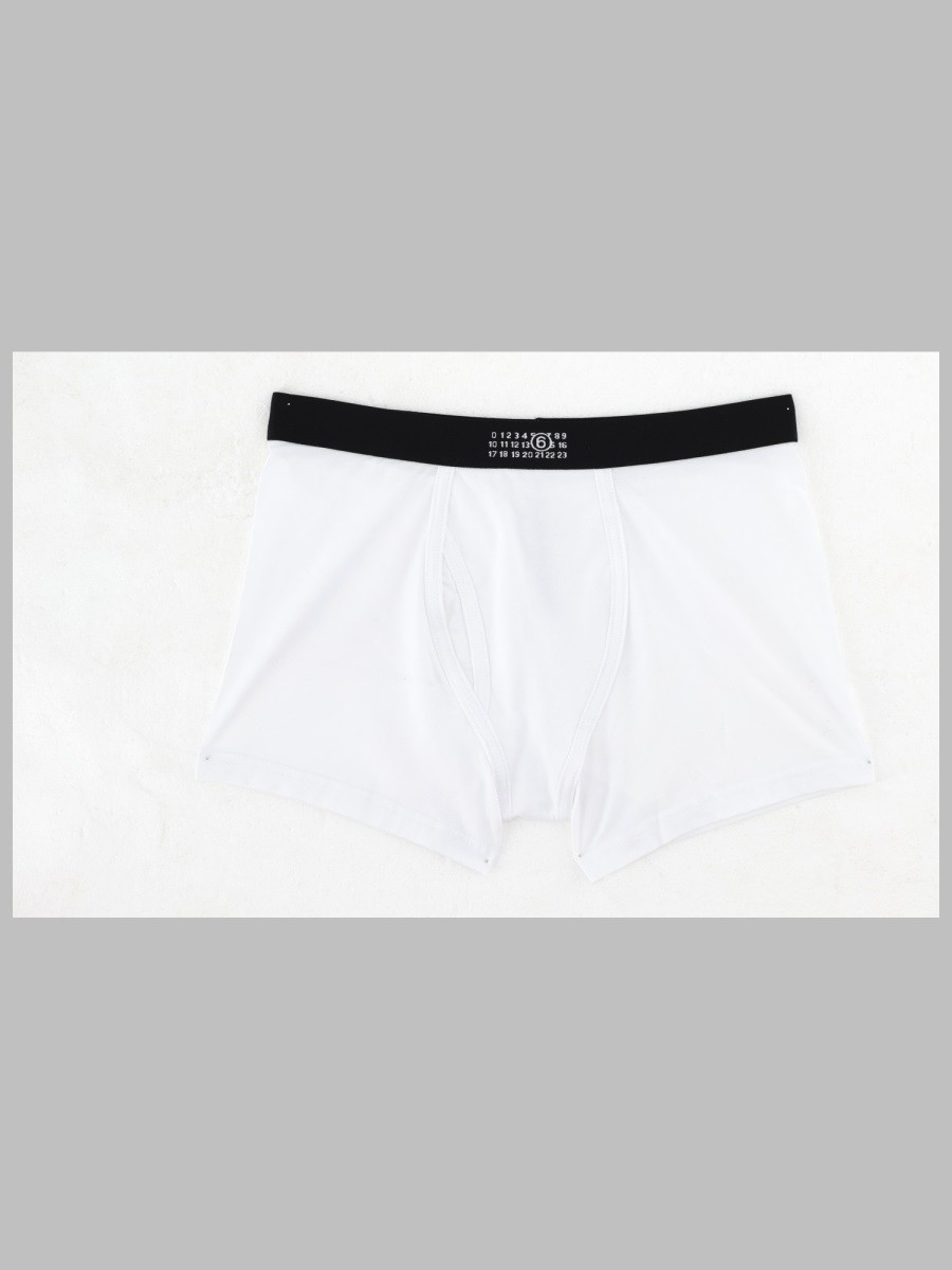 MM6 MAISON MARGIELA BOXER IN COTONE CON LOGO