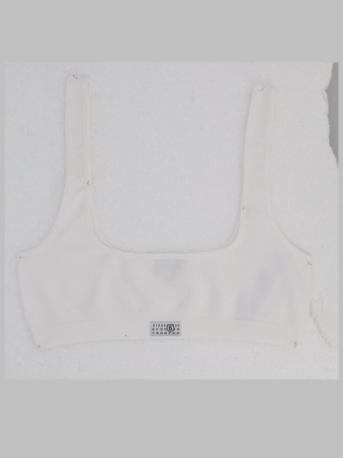mm6 maison margiela bralette a coste MM6 MAISON MARGIELA BRALETTE A COSTE