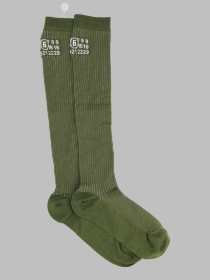 MM6 MAISON MARGIELA CALZINI ALTI CON LOGO