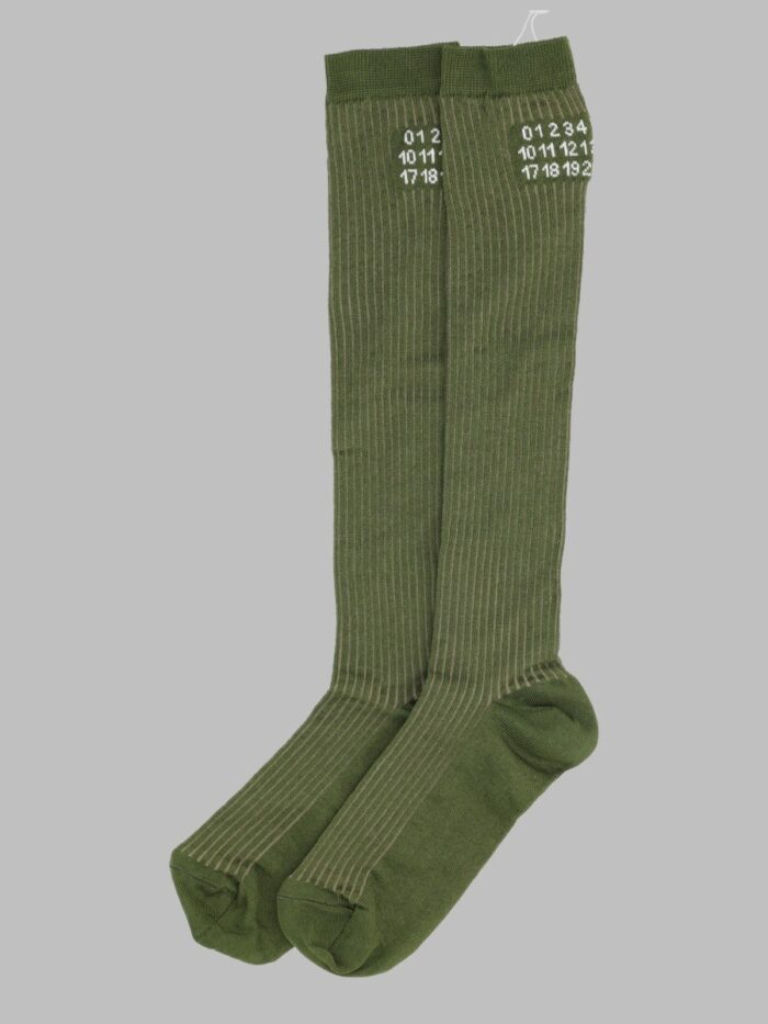 MM6 MAISON MARGIELA CALZINI ALTI CON LOGO
