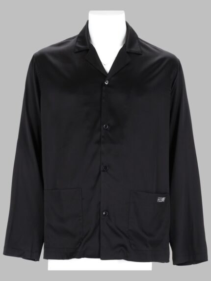MM6 MAISON MARGIELA CAMICIA PIGIAMA IN SETA
