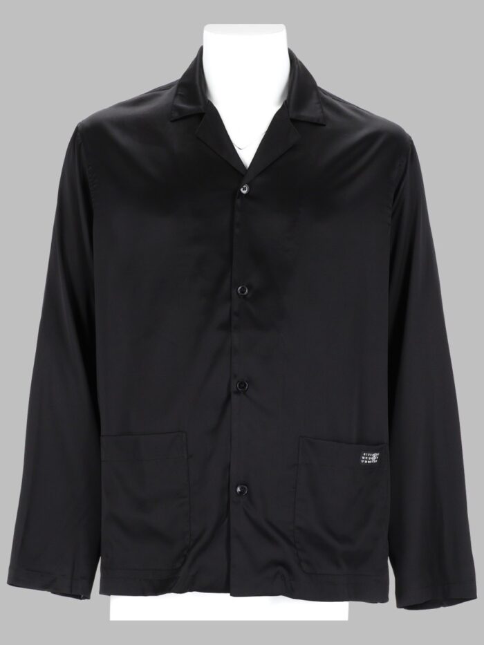 MM6 MAISON MARGIELA CAMICIA PIGIAMA IN SETA