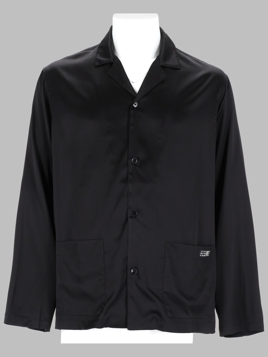 MM6 MAISON MARGIELA CAMICIA PIGIAMA IN SETA
