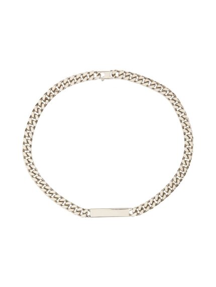 MM6 MAISON MARGIELA COLLANA CON PLACCA LOGO