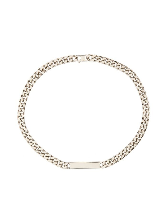 MM6 MAISON MARGIELA COLLANA CON PLACCA LOGO