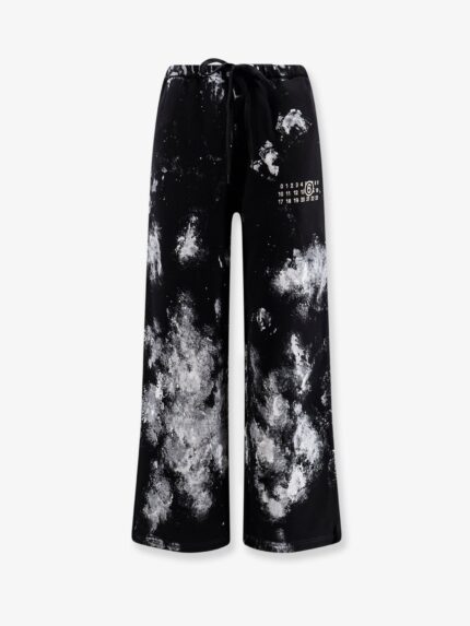 MM6 MAISON MARGIELA Cotton Jogging Trousers With Numeric Signature Embroidery