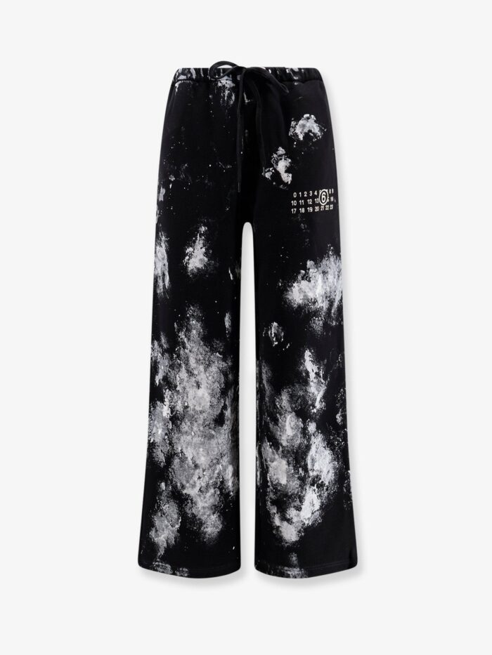 MM6 MAISON MARGIELA Cotton Jogging Trousers With Numeric Signature Embroidery
