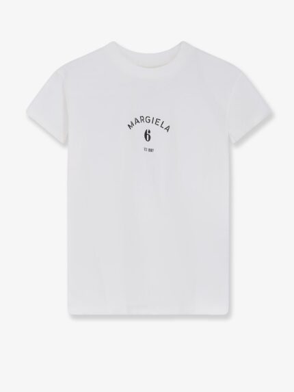 MM6 MAISON MARGIELA Cotton T-shirt With Logo Print