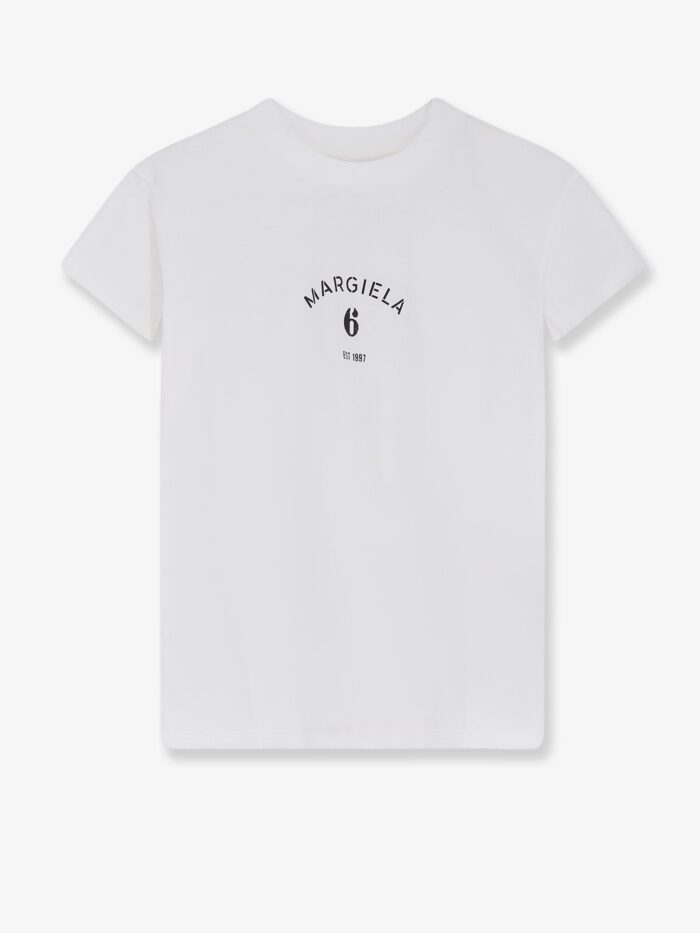 MM6 MAISON MARGIELA Cotton T-shirt With Logo Print