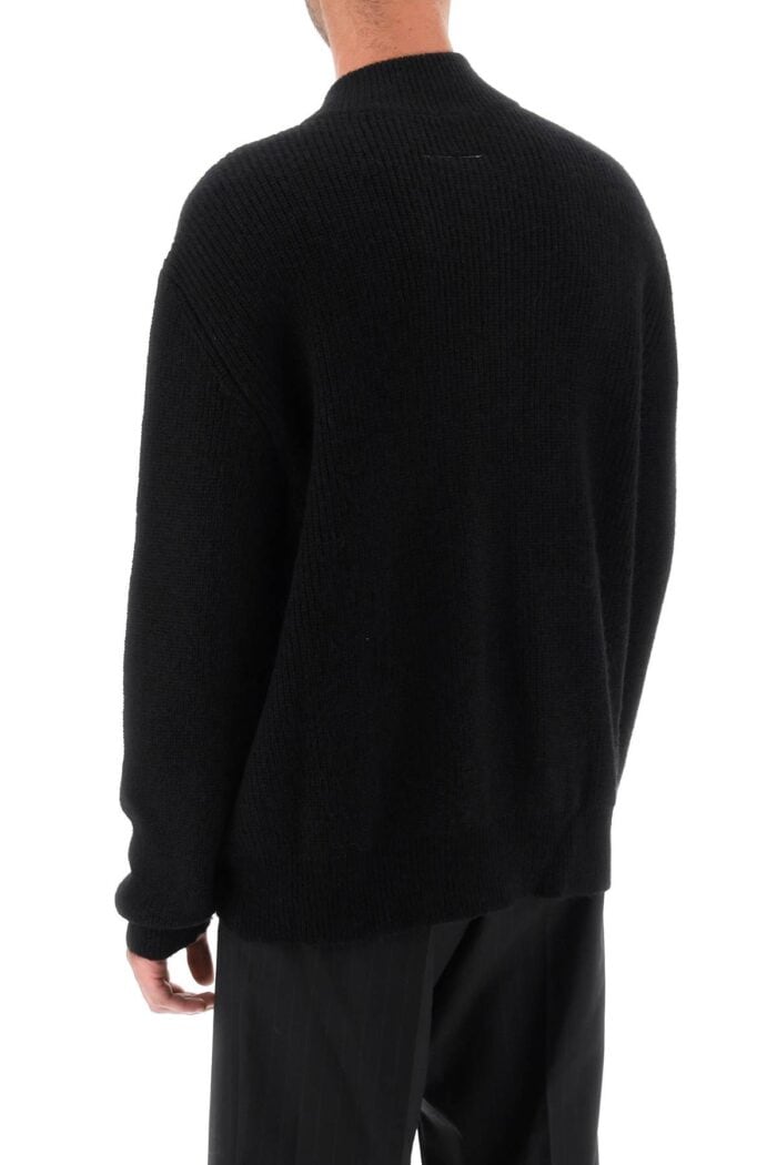 Mm6 Maison Margiela Destroyed Cardigan