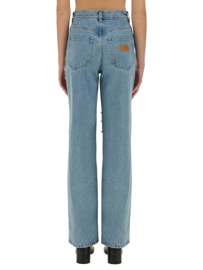 MM6 MAISON MARGIELA "DESTROYED" STRAIGHT JEANS