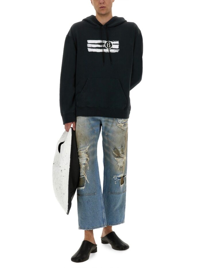 MM6 MAISON MARGIELA DISTRESSED JEANS EFFECT