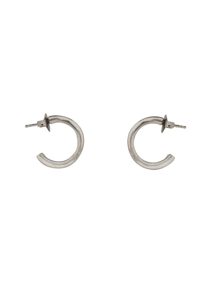 MM6 MAISON MARGIELA HOOP EARRINGS