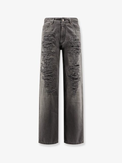 MM6 MAISON MARGIELA Jeans With Destroyed Effect