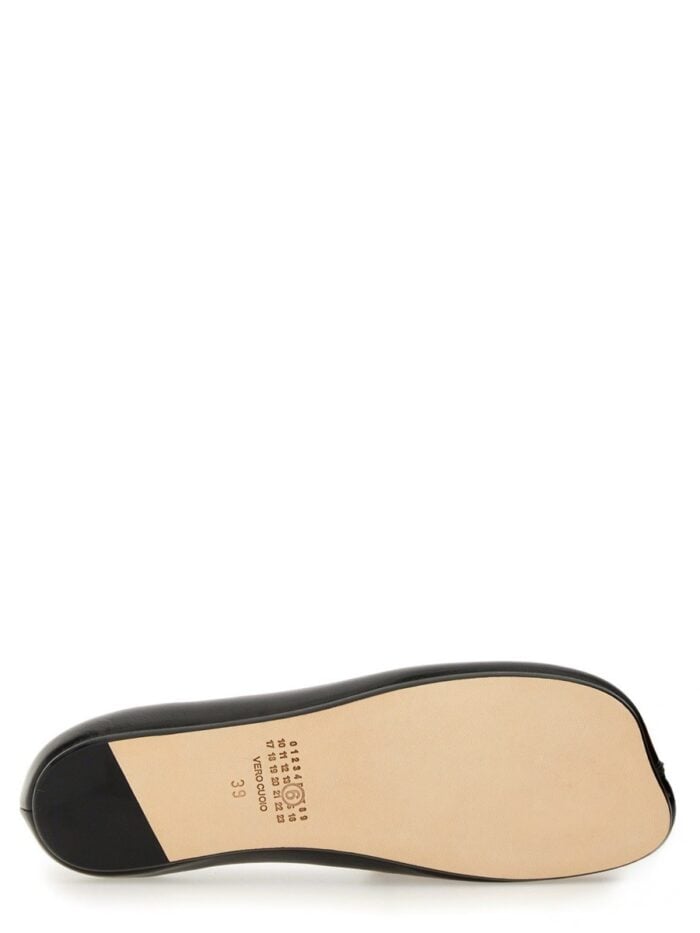 MM6 MAISON MARGIELA LEATHER BALLERINA