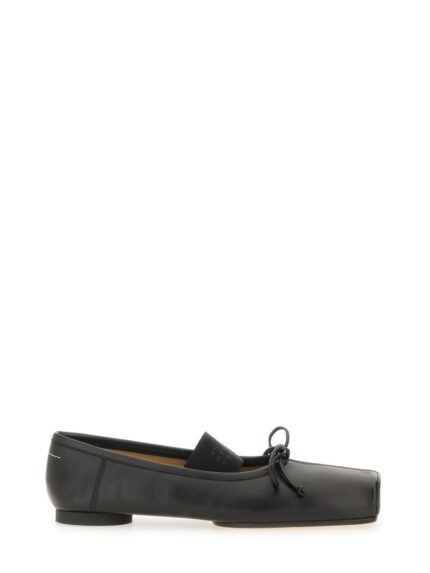 MM6 MAISON MARGIELA LEATHER BALLERINA