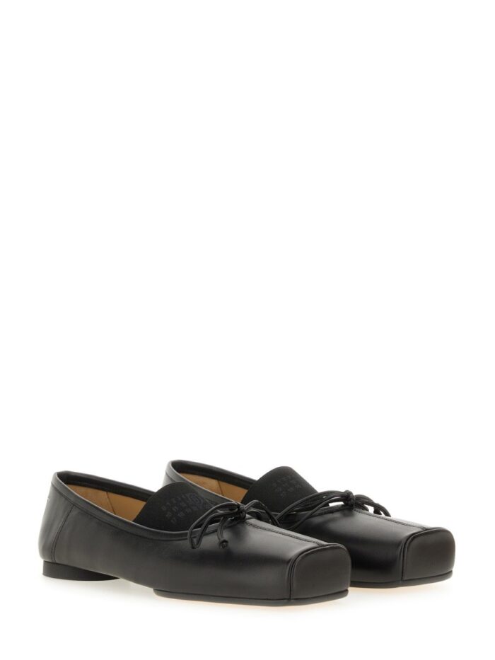 MM6 MAISON MARGIELA LEATHER BALLERINA